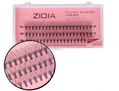 ZIDIA Cluster Lashes 10D C 0,10 (3 ленты, размер 14 мм)